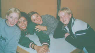 Alex, Heike, Sandra und Marlen
